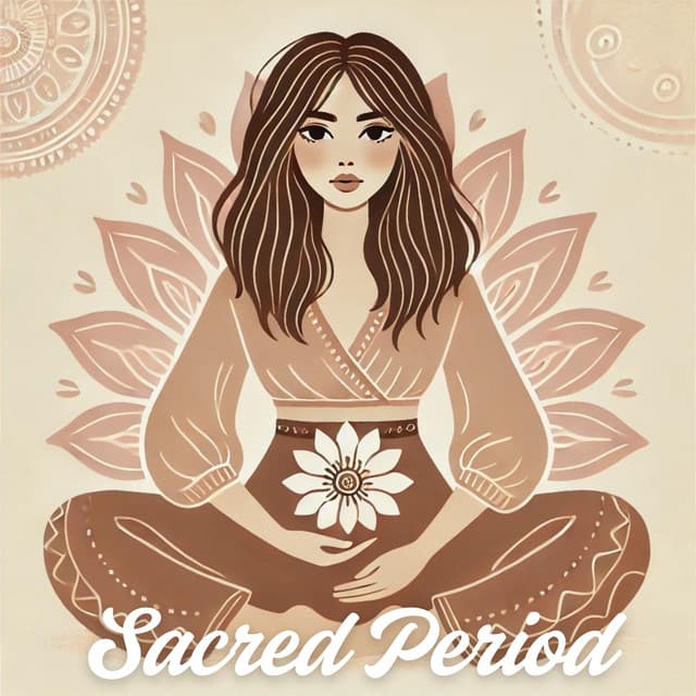 Sacred Period: Womanhood Meditation, Menstrual Cycle Awareness, Period Cramps Relief - Lisa Enney