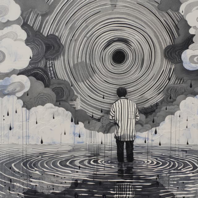 Umherirrender Regenschatten - Ruhige Entspannende Atmosphäre