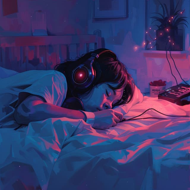 Nightly Rhythms: Sleep Lofi Tunes - Sleepy Moon