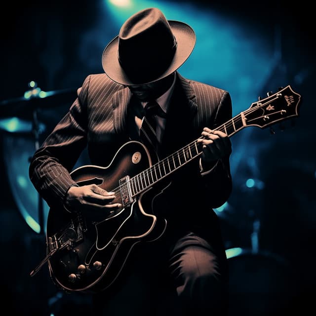 Jazz Music Echoes: Midnight Melody Swirls - Java Jazz Cafe