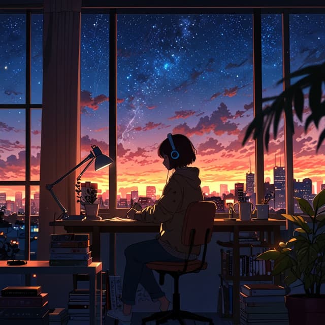 Midnight LoFi Sessions: Dreamy Beats for Late Hours - Study Music & Sounds