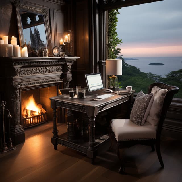 Concentración Crepitante: Fuego Binaural Para Un Estudio Mejorado - Concentración de ritmos binaurales