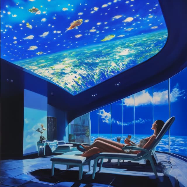 幻境琴景：梦幻雨伞下的音乐奇观 - Spa Day Music