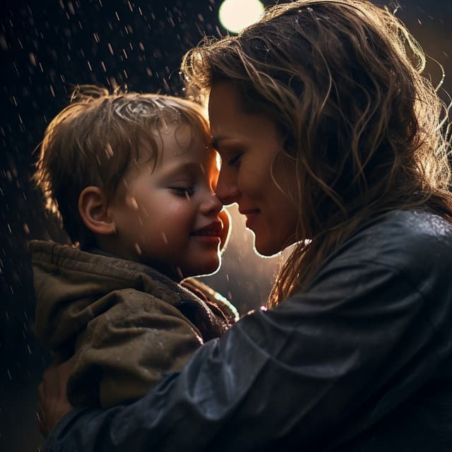 Sueño Del Bebé Lluvioso: El Toque Relajante Del Piano - Equipo de piano relajante