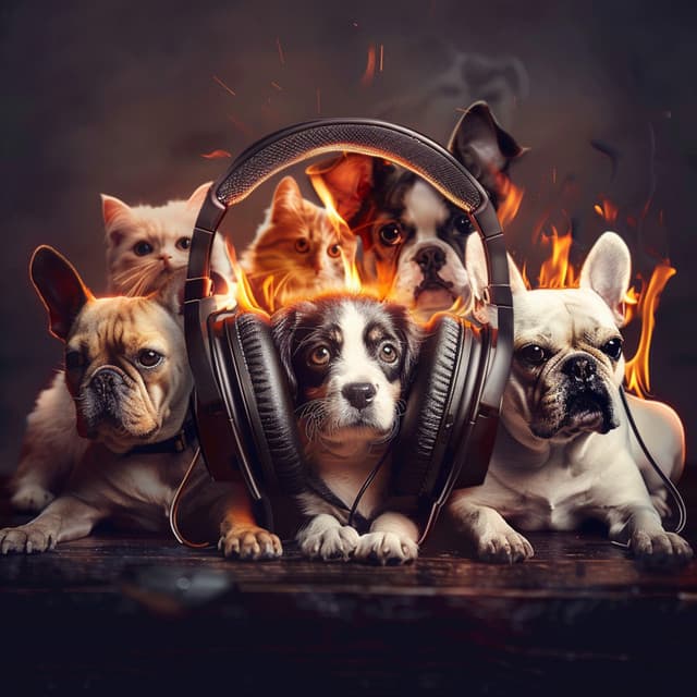 Fire Melody: Pets Calming Tunes - Sleeping Pet Music