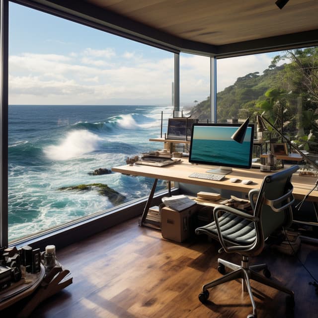 Estudio Musical Enfocado: Armonía De Olas Océanicas - Imaginacoustica