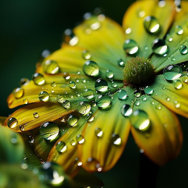 Droplet Harmonies: Rainfall Melodies - The Rain Library