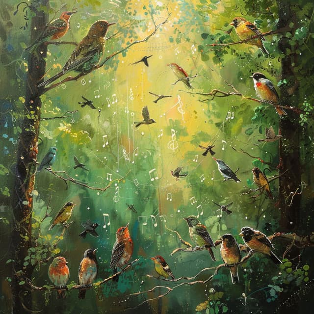 Celestial Chirps: Binaural Compositions for Birds - 80 88 Hz - Pure Binaural Beats