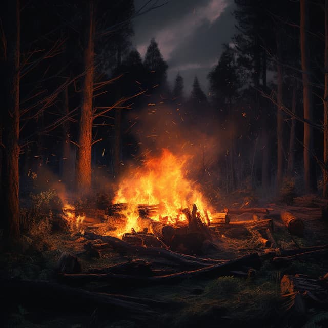 Relajación Binaural Del Fuego: Sonidos Cálidos De Las Brasas - Astro laboratorio binaural