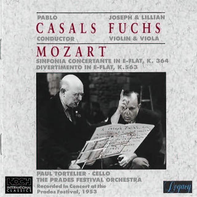 Casals And Fuchs Play Mozart - W.A. Mozart