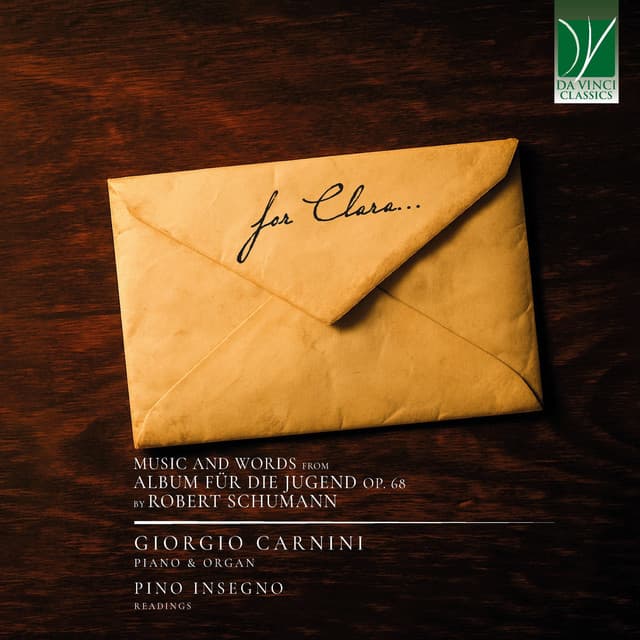 For clara: music and words from Album für die Jugend op. 68 by robert schumann - Robert Schumann