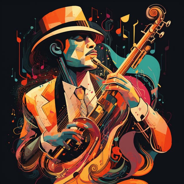 Electric Moods: Neon Jazz Music Fusion - Cool Cats 1940s Jazz