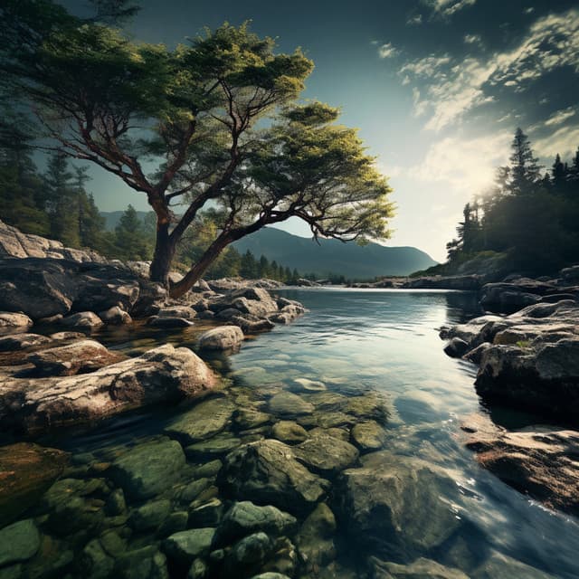 Baby's River Lullaby: Gentle Water Sounds for Sleep - Aurise