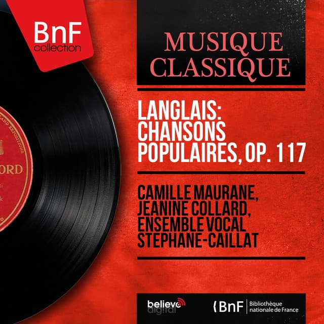 Langlais: Chansons populaires, Op. 117 - Jean Langlais
