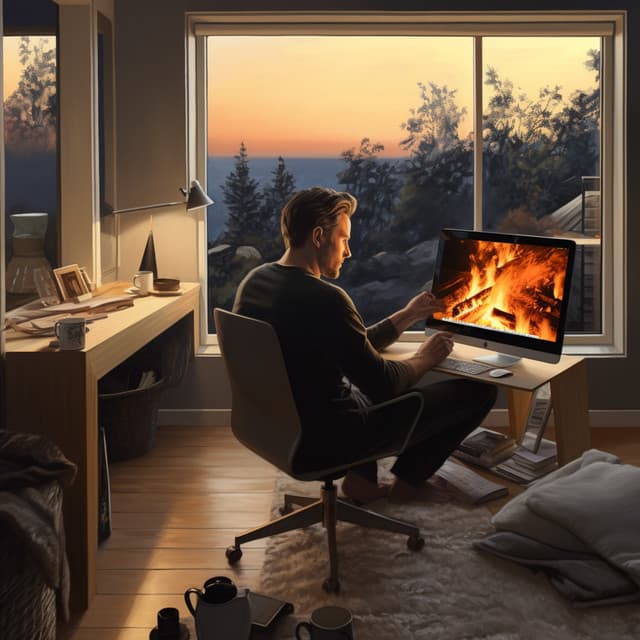 Relajación Junto Al Fuego: Música Calmante Para La Tranquilidad Y El Confort - Sonidos De La Naturaleza