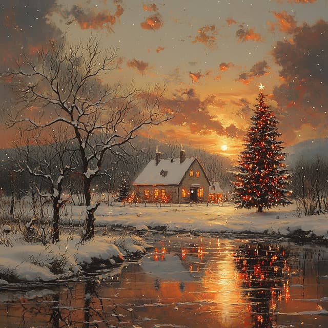 Cozy Cabin in The Woods Peaceful Holiday Tunes - Christmas Hits and Jingles