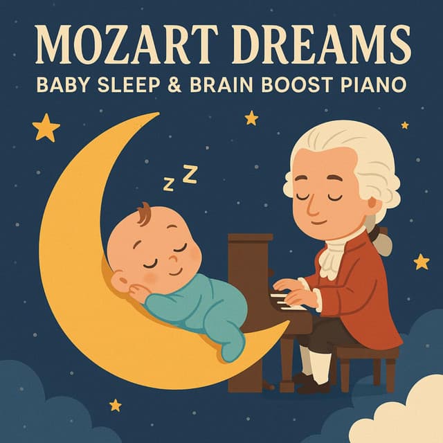 Mozart for Babies: Gentle Piano for Deep Sleep & IQ Boos - Baby Mozart