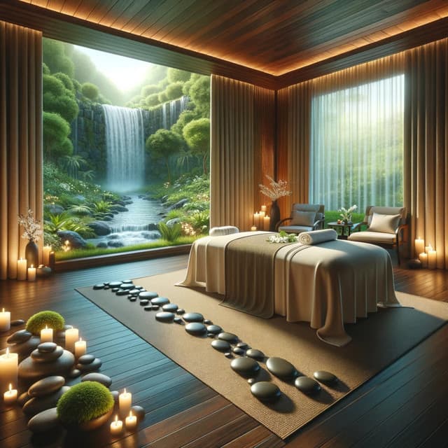 Cascading Melodies: Water Infused Music for Massage - Restaurant Music Deluxe