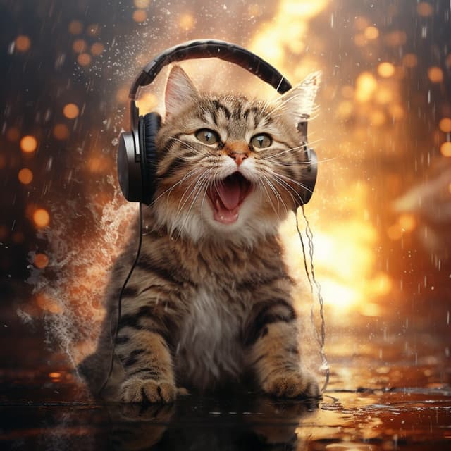 Rain Serenade: Kitty Comfort Feline Soundtracks - Sounds of Rain