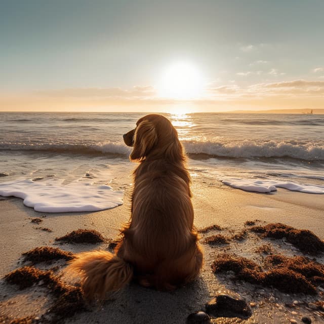 Armonía De Las Mascotas: Sonidos Serenos De Olas Oceánicas - Elementos de la naturaleza