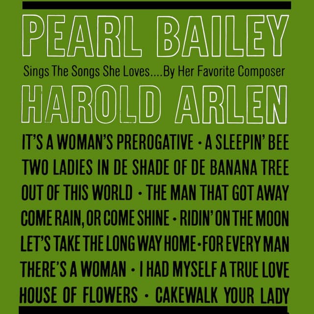 Sings The Songs She Loves By Her Favourite Composer Harold Arlen - Pearl Bailey