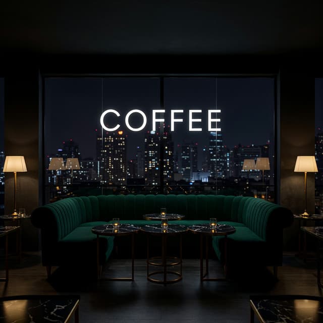 Café Elegance: Espresso and Jazz Flow - Mediterranean Café Society