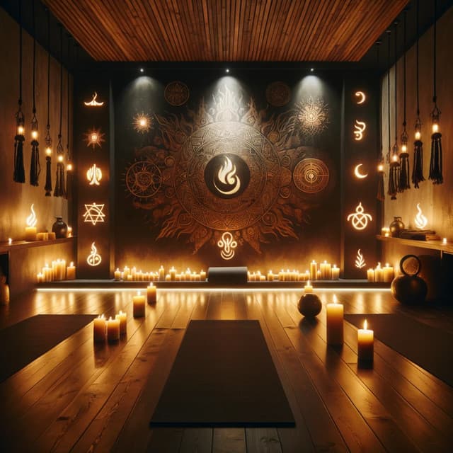 Blazing Asanas: Fire Music for Yoga - Cozy Crackles