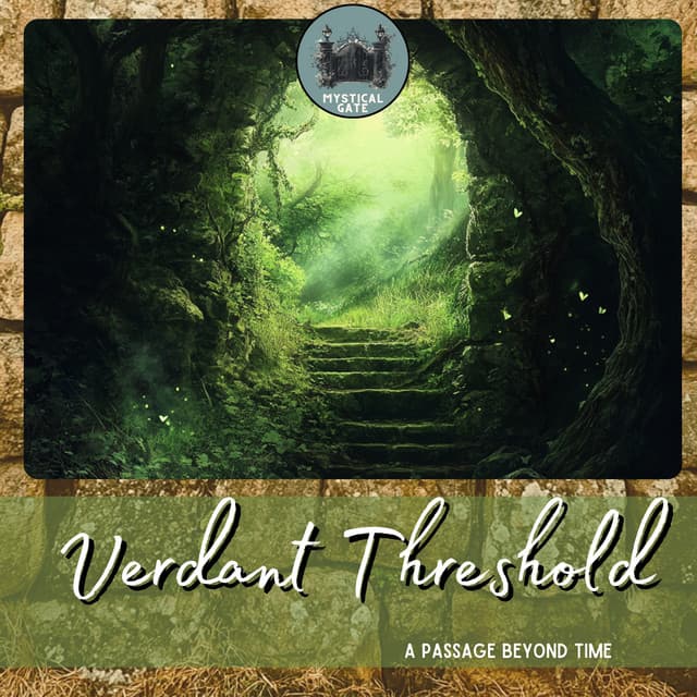 Verdant Threshold: A Passage Beyond Time - Mystical Gate