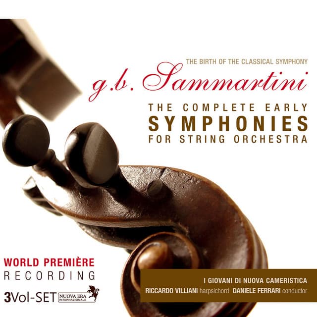 Giuseppe Sammartini: The Complete Early Symphonies for String Orchestra - Giuseppe Sammartini