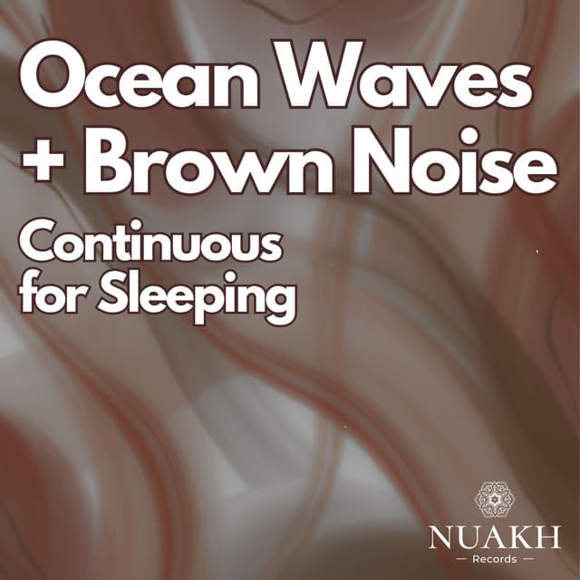 Ocean Waves + Brown Noise for Sleep - Rain Sounds For Sleep