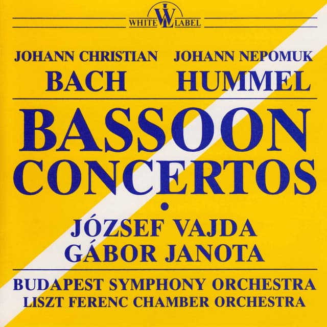 Bach / Hummel: Bassoon Concertos - Gabor Janota