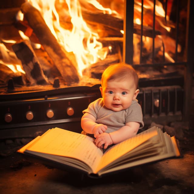 Fire Lullaby: Binaural Baby Tunes - 528Hz Release Inner Conflict & Struggle