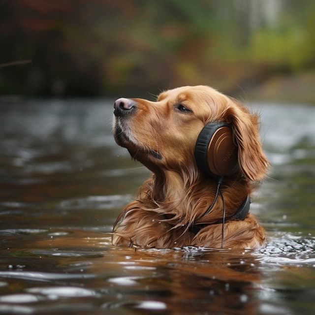 Dog River Retreat: Soothing Water Melodies - Dog Whisper