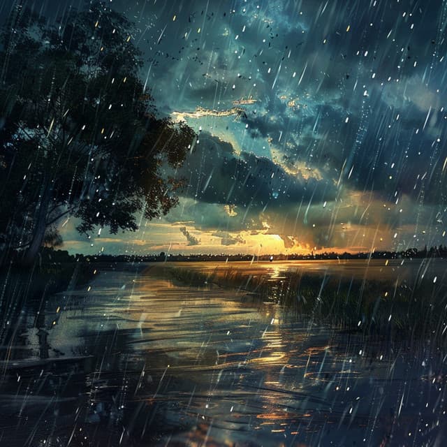 Sleep Soundly: Thunderous Rain with Chill Vibes - Deep Sleep Music Maestro