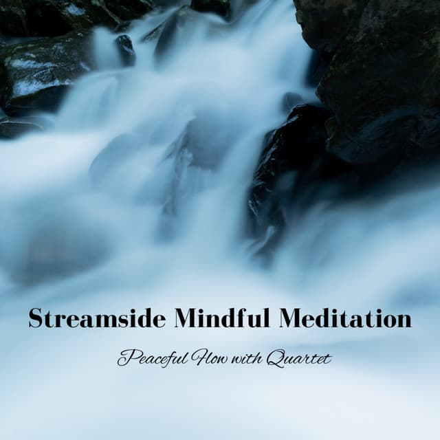 Streamside Mindful Meditation: Peaceful Flow with Quartet - Waterfall Sounds