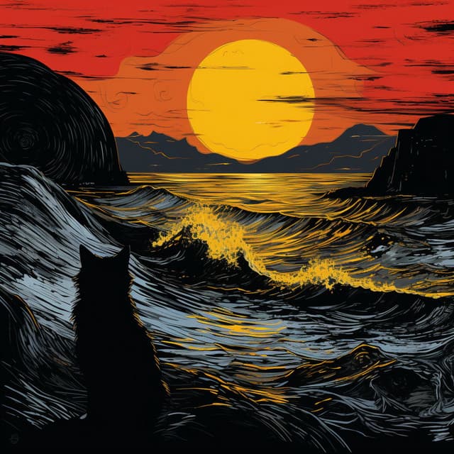 Gatos Y El Océano: Suaves Melodías De Ronroneo - Sonidos de la Naturaleza Relajacion