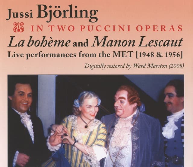 Jussi Bjorling in Two Puccini Operas - Giacomo Puccini