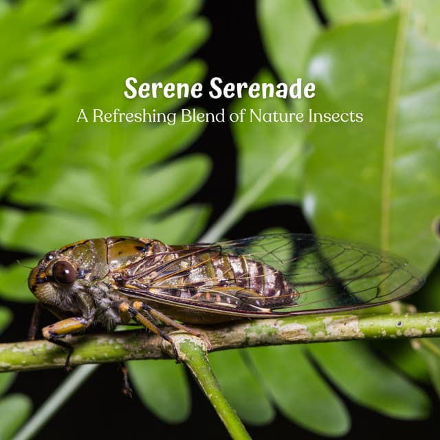 Serene Serenade: A Refreshing Blend of Nature Insects - Forest Crickets