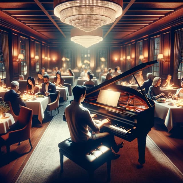 Keys to a Memorable Evening: Restaurant Dinner Piano BGM - Instrumental Jazz Music Group