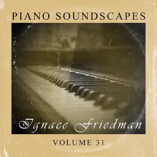Piano Soundscapes, Vol. 31 - Ignaz Friedman