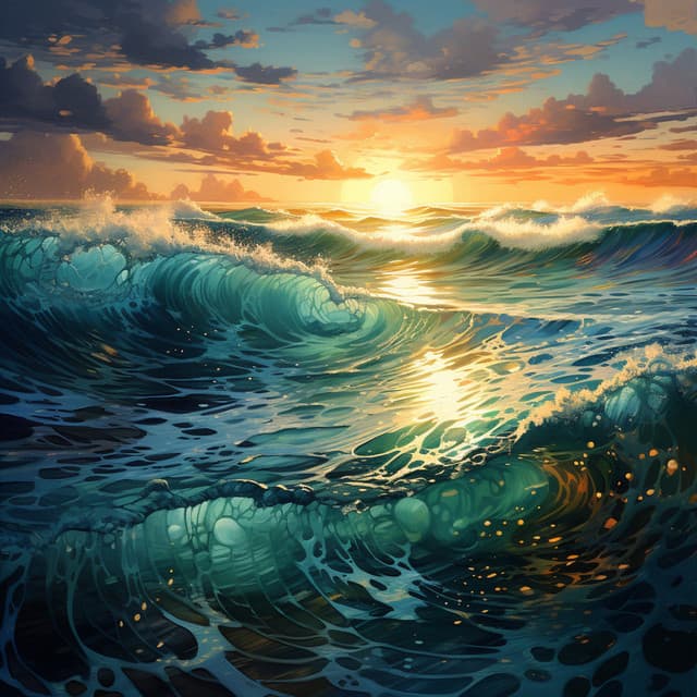 Colas Tranquilas: Meditaciones Ambientales Oceánicas Para Mascotas - Música Ambiente