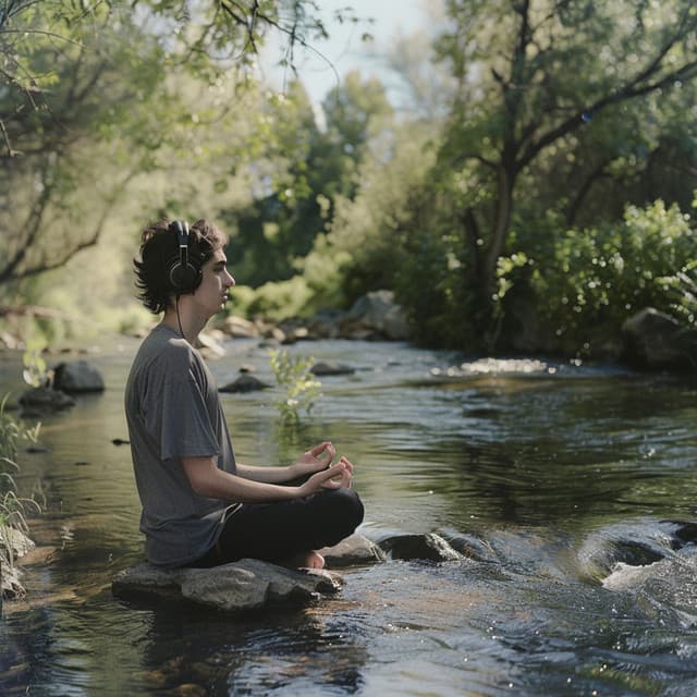 Rivers Calm: Meditation Music Flow - Meditative Music