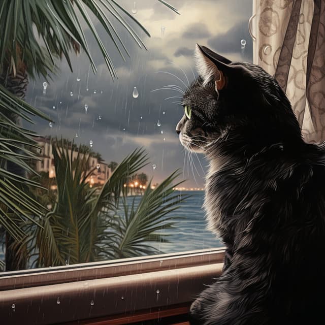 Rainy Binaural Whiskers: Feline Rhythms - Island Nature Sounds