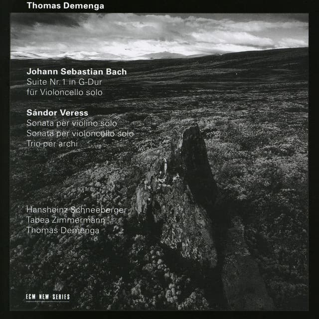 Bach: Suite Nr. 1 für Violoncello solo / Veress: Sonata - Thomas Demenga
