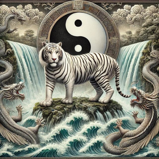 Celestial White Tiger Dance: Shakuhachi Ambient Bliss, Autumn Sleep Lullaby - Japanese Zen Shakuhachi