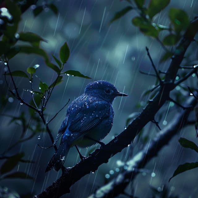 Cats' Serenity with Binaural Birds Nature and Rain - Relax My Cat
