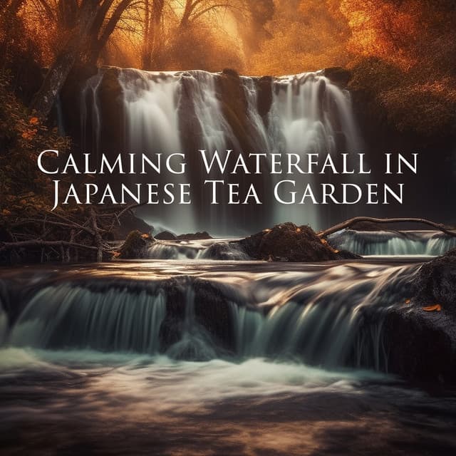 Calming Waterfall in Japanese Tea Garden: Serene Zen Moments for Meditation & Relaxation - Harmony Green