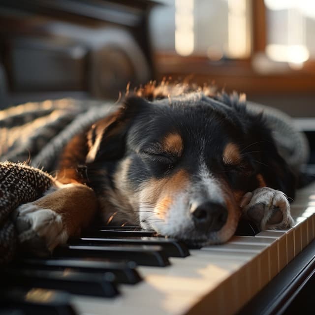 Canción De Cuna Para Perros Con Piano: Música Suave Para Descansar - Sonata de luz de Luna