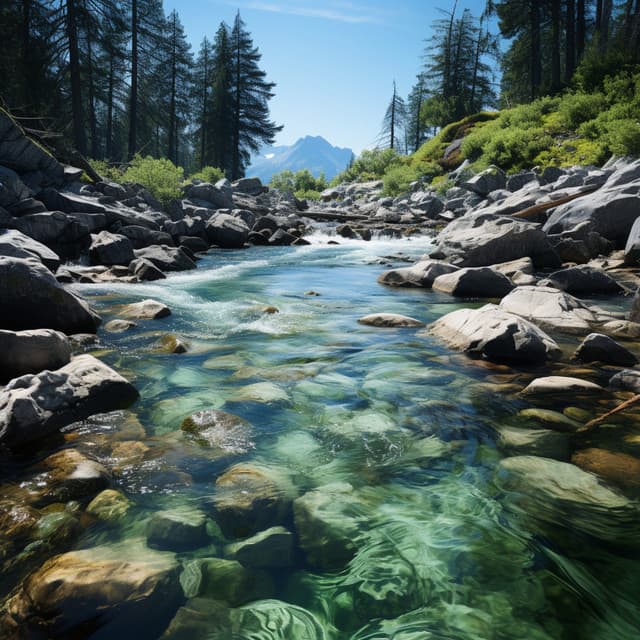 Susurros Del Agua: Armonía Tranquila Del Río - Suave por naturaleza