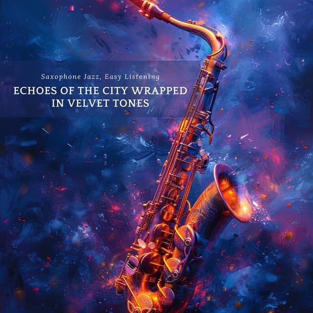 Echoes of the City Wrapped in Velvet Tones - Saxophone Jazz, Easy Listening